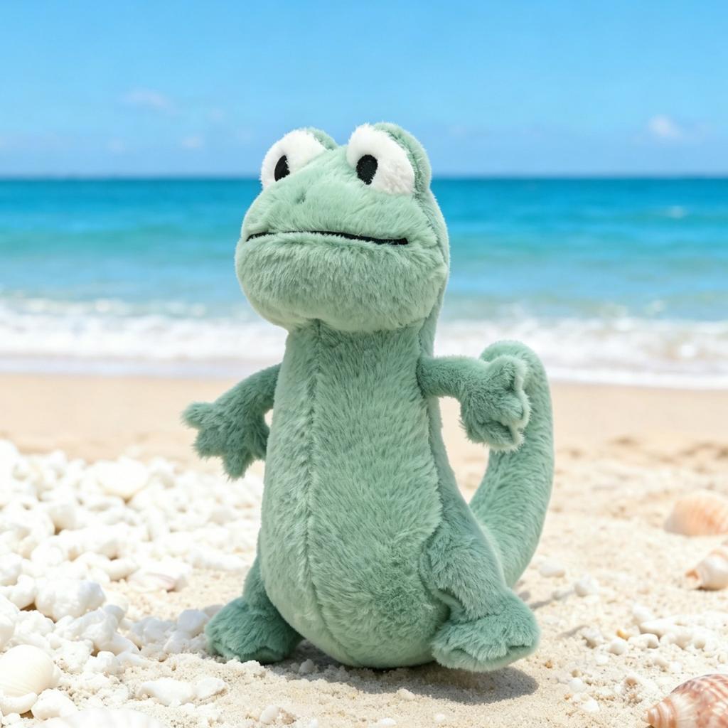 Cute Lizard Plush Toy Soft Stuffed Animal Movie Character Lizard Plushie for Fans Kids Collectible Birthday Xmas Gift Rome Decor