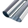 Silver Sun Protection Reflective Window Film for Heat Insulation and One-Way Vision - Ideal for Offices and Sunrooms.