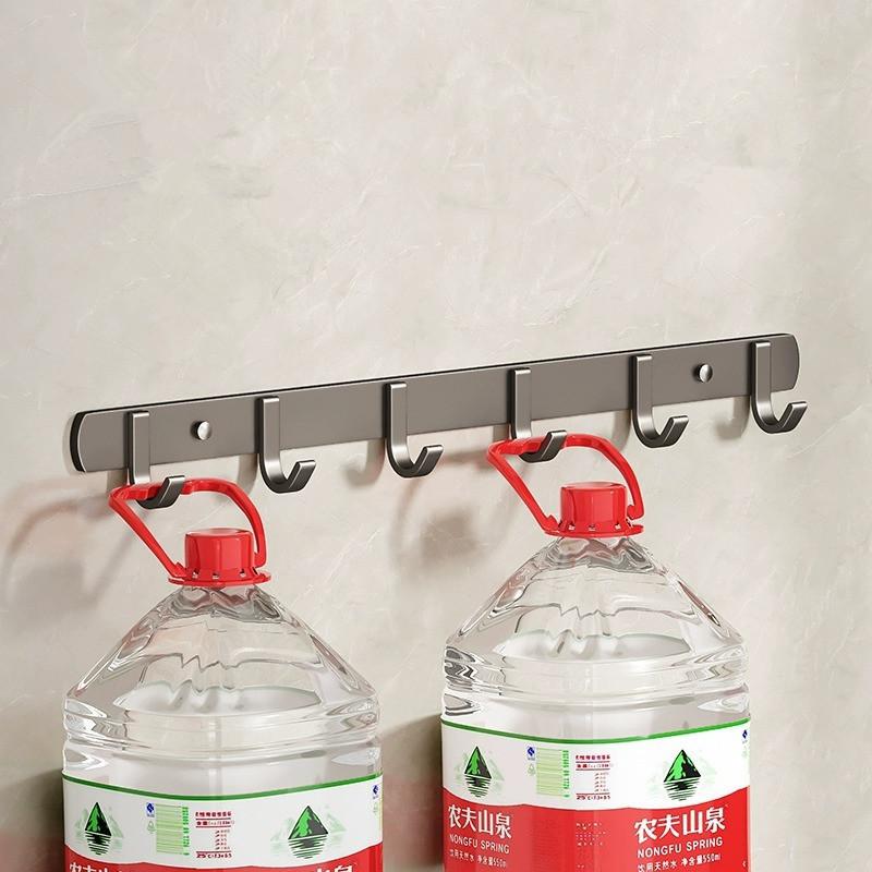 Gray Towel Hanger Clothes Hat Hook Row Vintage Robe Hook Bathroom Robe Hook Bath Hardware Set Kitchen Hanger