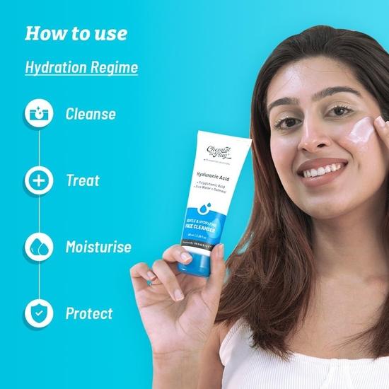 Chemist At Play Gentle & Hydrating Face Cleanser + Gentle Exfoliating Face Scrub with Mandelic Acid |Dry Skin| (100ml Each) | Pack of 2