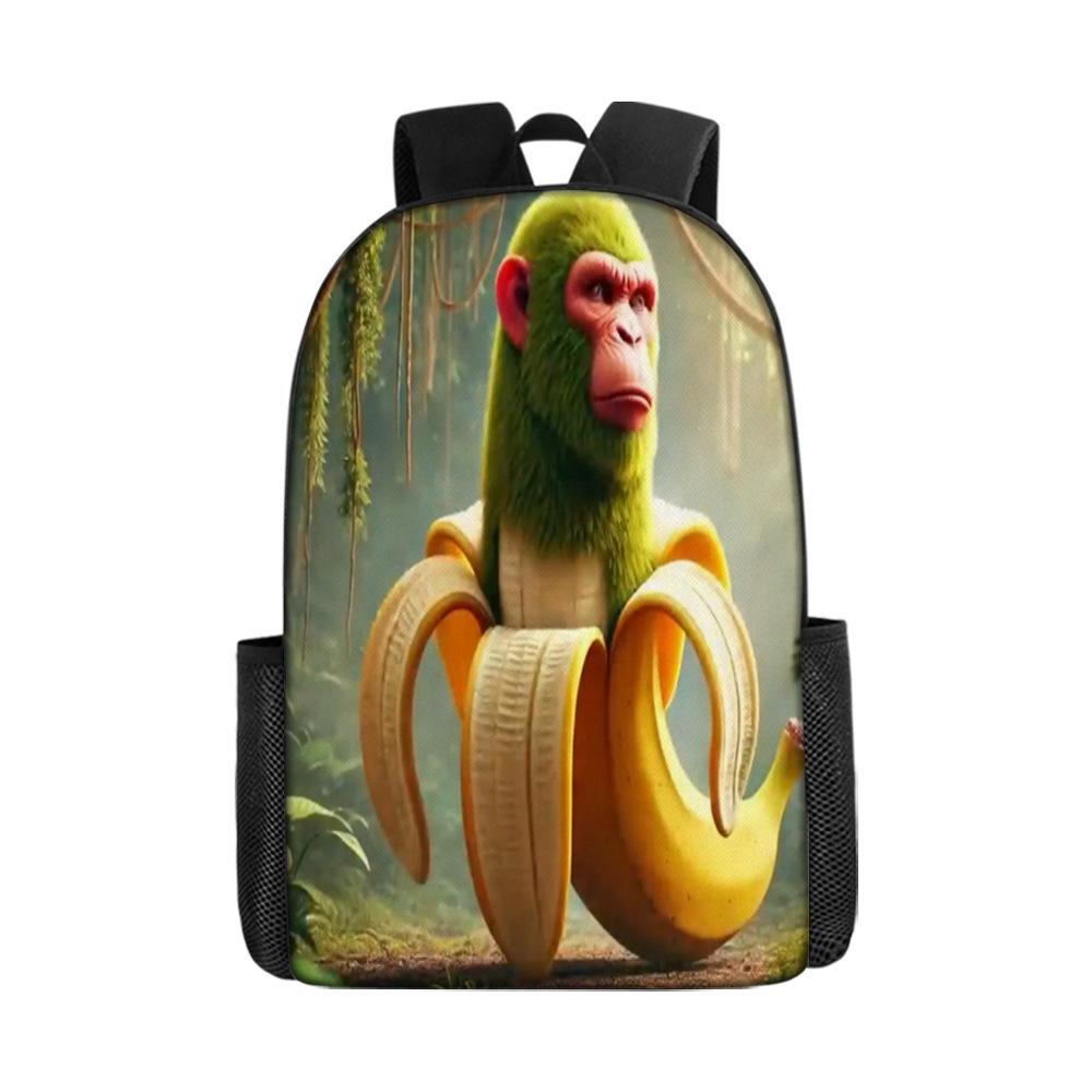 17 Inch Primary And Secondary School Schoolbag 3D Digital Color Printing Diy Backpack Oxford Cloth Backpack Printing