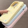 Blue & White Star Nail Print Phone Case for Apple 17 Pro Max, 16, 15, 14 Pro, 12 Glutinous Rice