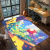 Mario Area Floor Mat Gamer Room Home, Non Slip Washable Large Area Carpet Rug Bedroom Decor.-TING