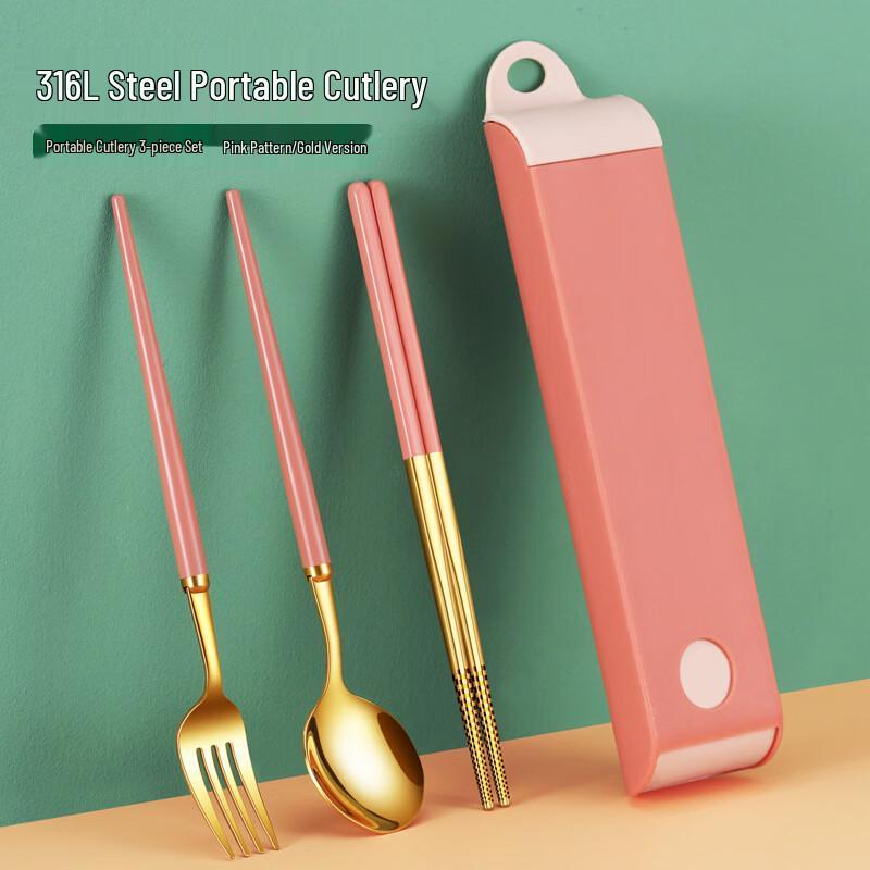 

abay Stainless Steel Portable Cutlery Set