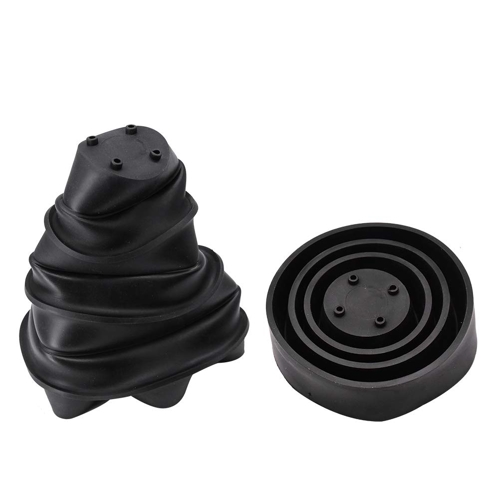 HUIQIAODS Universal Car LED Headlight Waterproof Dustproof Dust Cover (Diameter: 95/90/80/70/55mm)