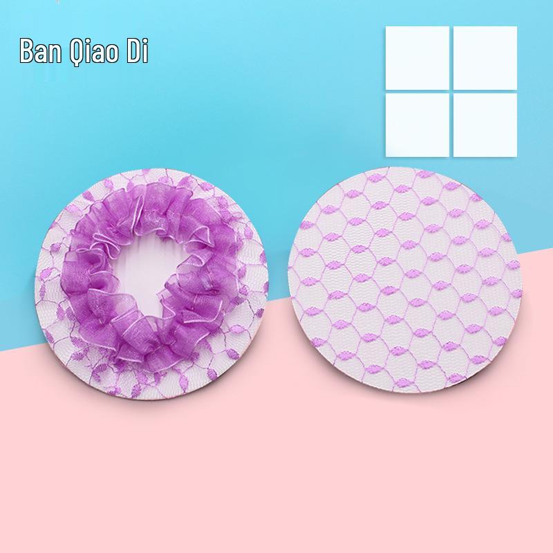 Children s Professional Latin Dance Hair Flower Bun Net – Elastic, Invisible Black Hair Net for Ballet Exam