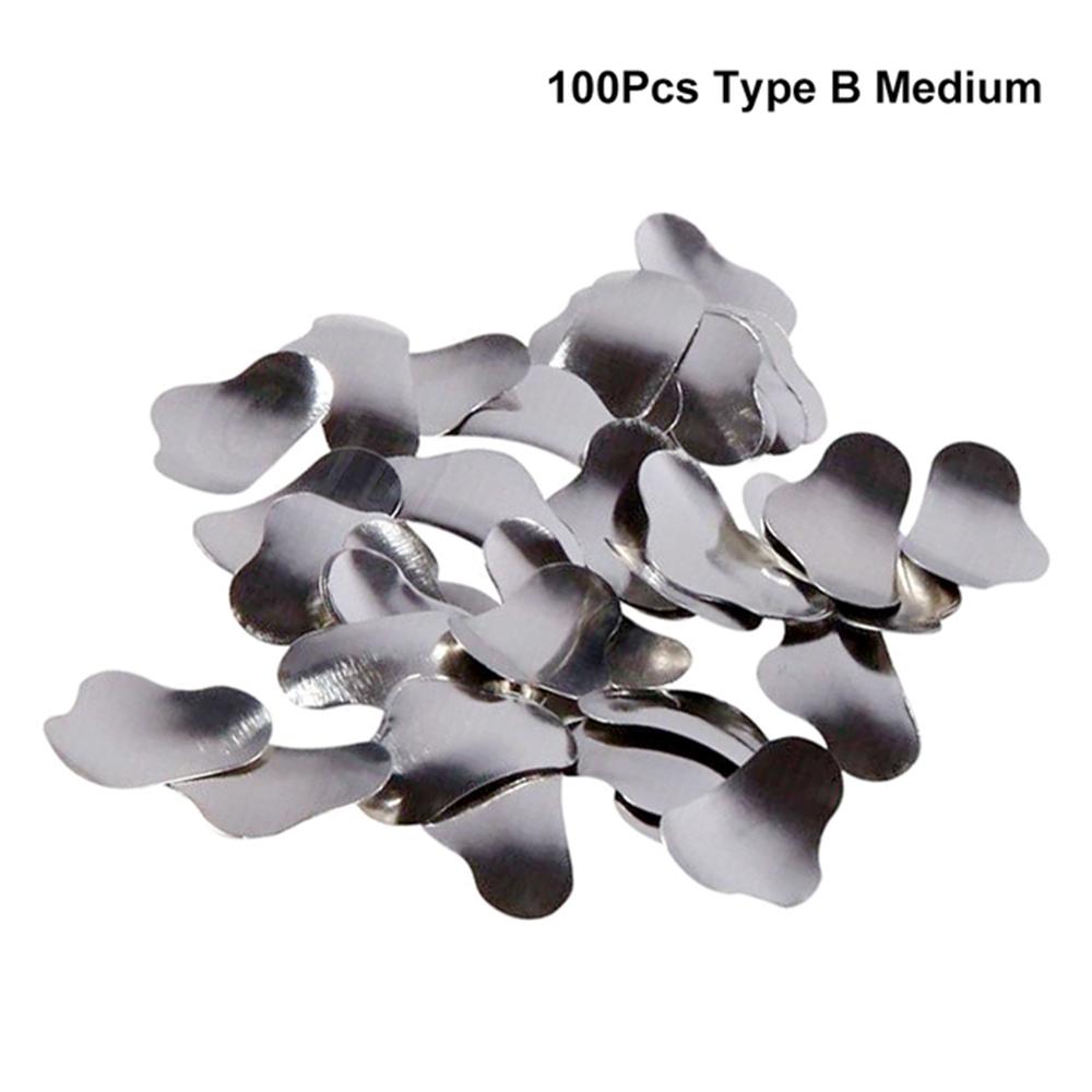 100Pcs Dental Metal Matrix Bands Rings Full Teeth Replacement Dentist Oral Care Tool Sectional Contoured