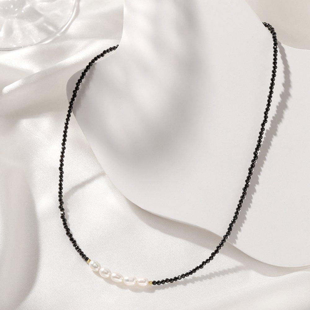 14K Black Bella Freshwater Pearl Necklace