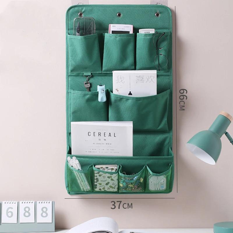 Hanging Bedside Hanging Pocket Storage Bag Bedroom Magazine Storage Pouch Diaper Caddy Toy Holder Baby Tissue Box Home Organizer