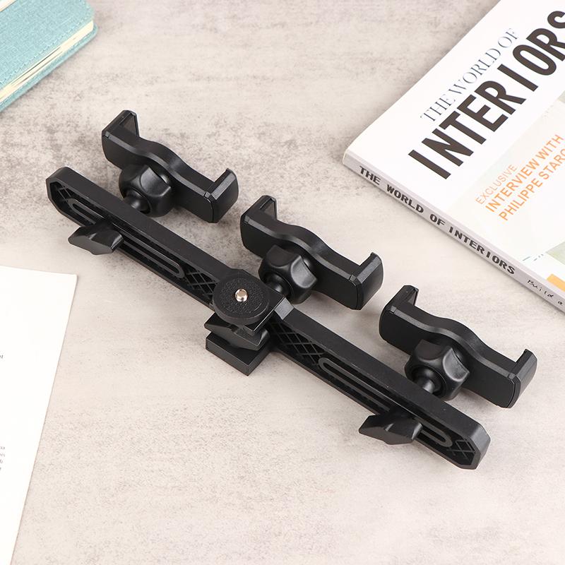 Smartphone Tripod Mount Movable Crossbar Clip For Cell Phone Camera Tripod Bracket Selfie Stick Monopod Adjustable Clip