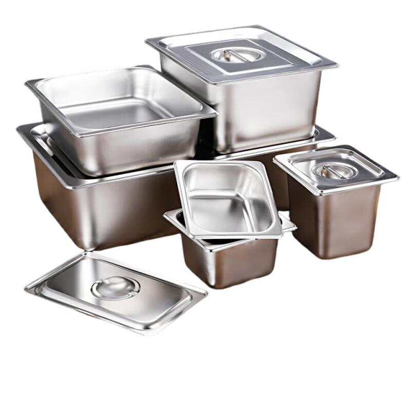 Tinbai 201 Stainless Steel Thickened Food Pan