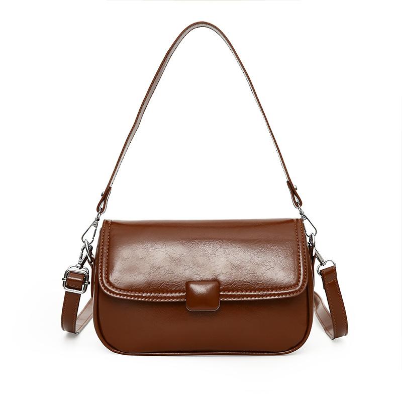 

Bag lady 2025 spring new small square bag simple fashion foreign style commuter portable messenger bag shoulder bag хаки