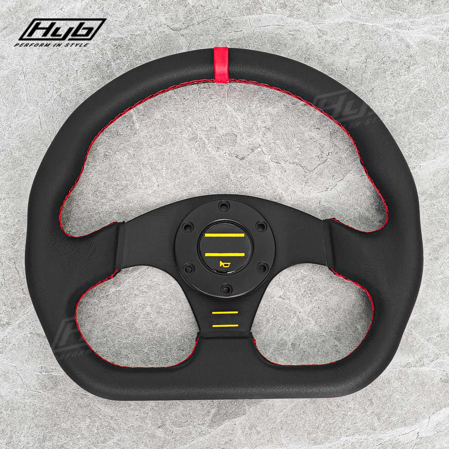 320mm D Shape SIM Racing Gaming Steering Wheel 13 inch Car Modification Steering Wheel