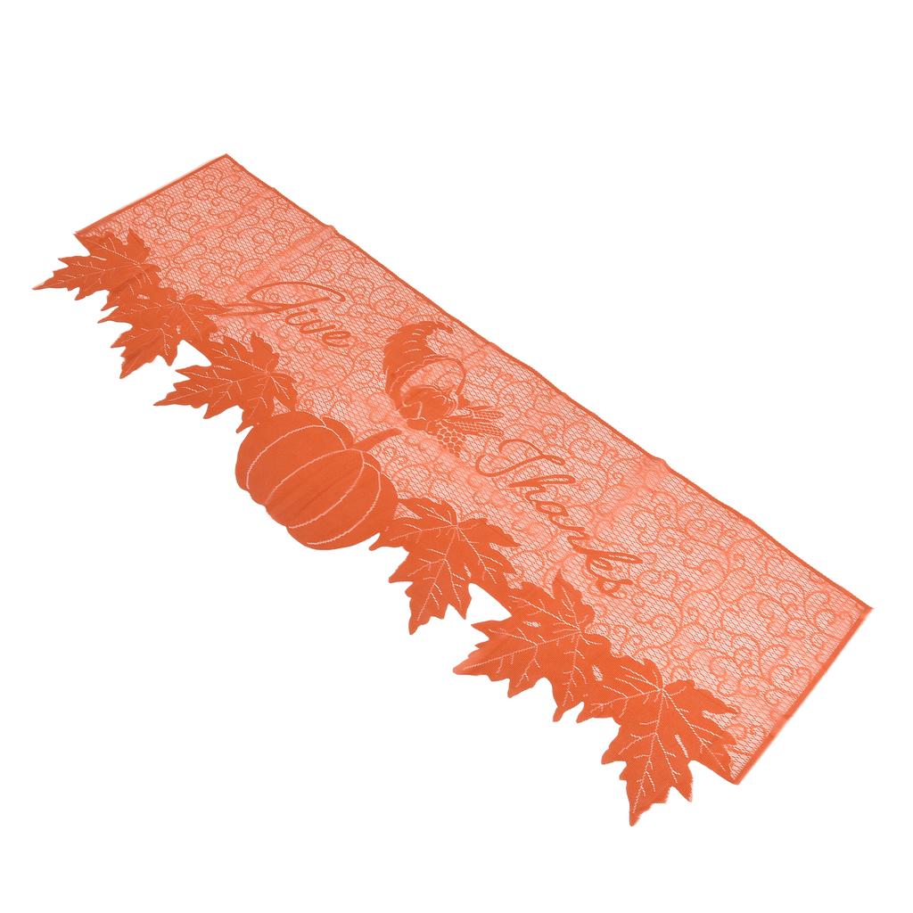 Erntedank Tischläufer Premium Polyester Glatte Oberfläche Weiche Textur Hohe Strapazierfähigkeit Erntedank Kamin Schal