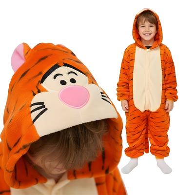 Piżama Onesie Kigurumi Kostium Przebranie Tygrysek 115-125Cm