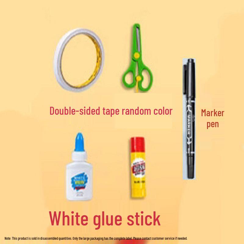 Handmade Children s Round-Head Scissors Set - Plastic, Portable, Colorful, for Paper Cutting & Origami.