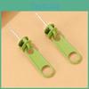 Trendy Colorful Zipper Earrings For Women Irregular Geometric Alloy Jewelry