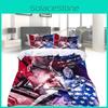 Rhodes Printed Cody Duvet Cover Pillowcase 3 Piece Set Bedding Daily Bedroom Use
