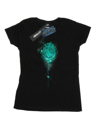 Womens/Ladies Hogwarts Crest Mist Cotton T-Shirt