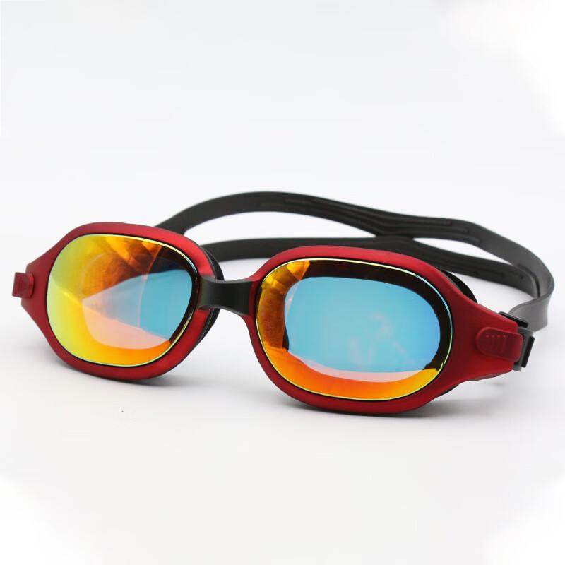 WEZHO Adult Electroplated Anti-Fog Swimming Goggles