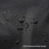 165cm Black Waterproof Zippered Cover for Rotary Dryer Garden Clothes Dryer Rain Dust Protection
