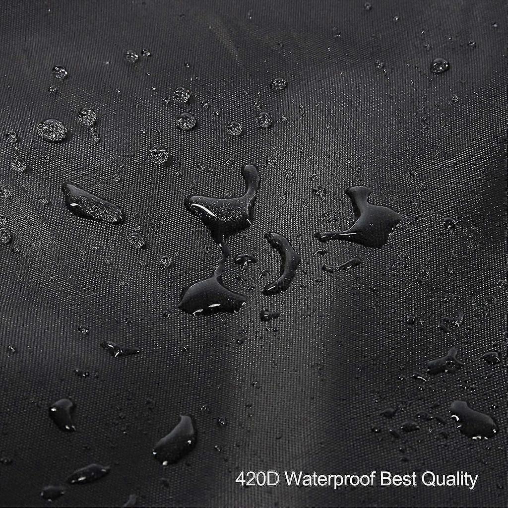 165cm Black Waterproof Zippered Cover for Rotary Dryer Garden Clothes Dryer Rain Dust Protection