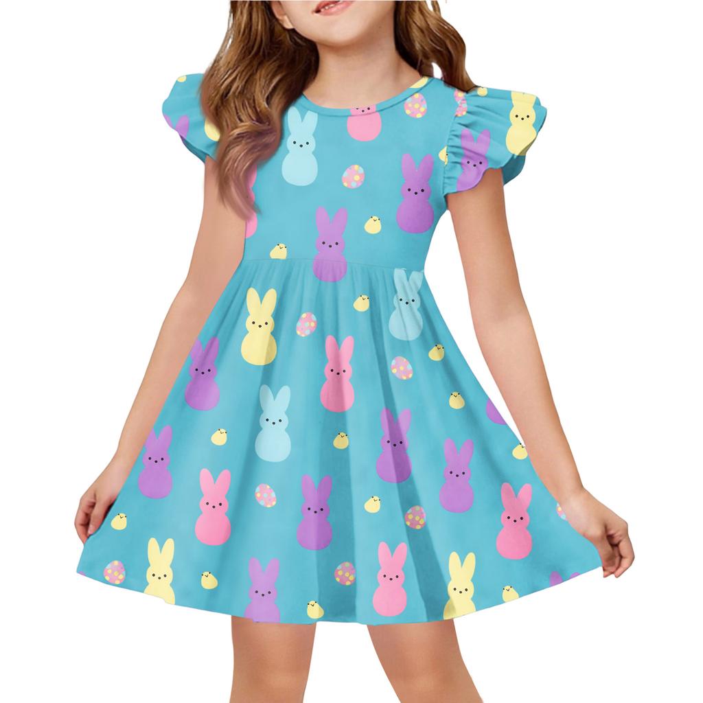 Children's Fashion Casual Flying Sleeve Dress