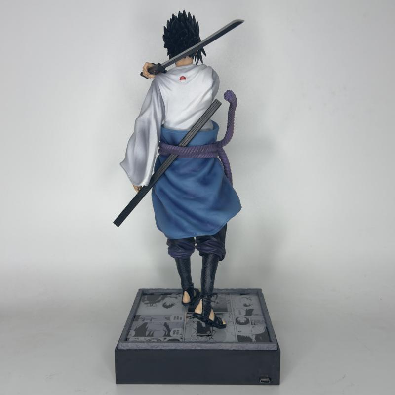 Naruto Shippuden Peripheral Doll Nirvana White Shinobu Sasuke Figure Model Tide Play Ornament Second Dimensional Statue