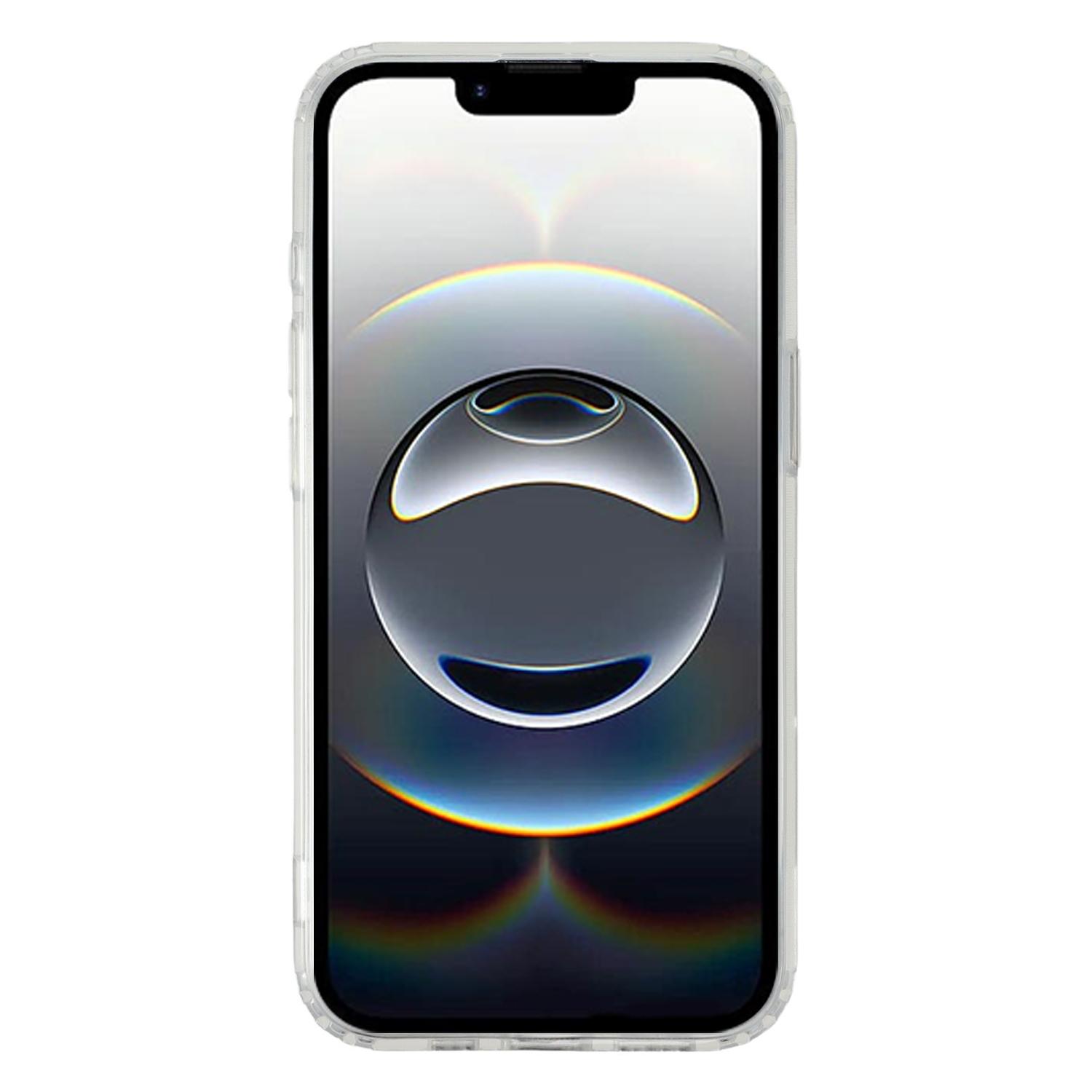 

For iPhone 16e Magnetic Case Acrylic TPU Clear Phone Back Cover Coffee