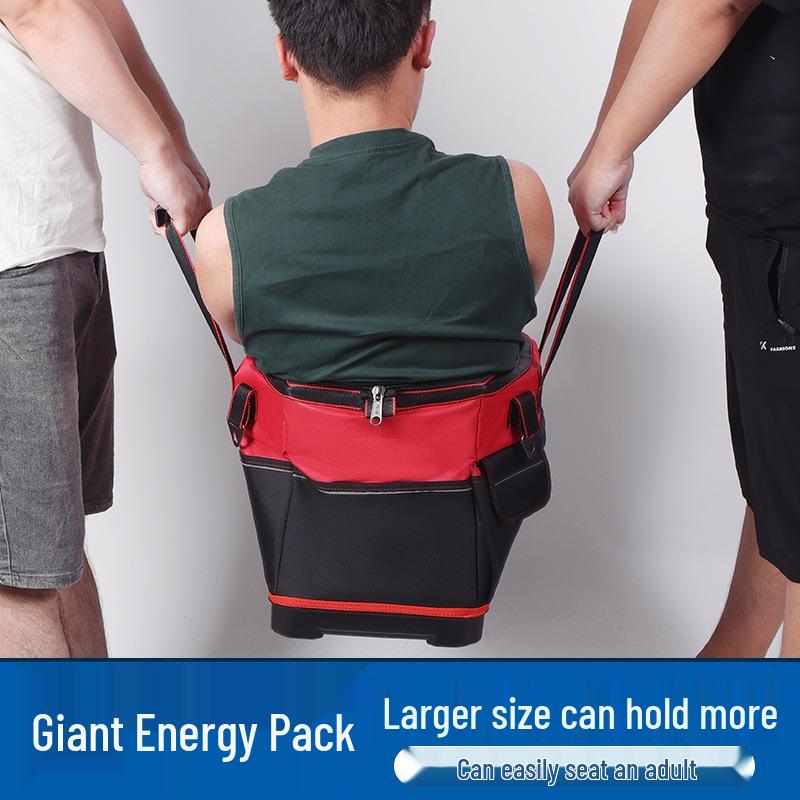 Bolsa de herramientas para electricista: Lona Impermeable y Duradera con Diseño Ampliado y Resistente al Desgaste para un Almacenamiento Conveniente y Multifuncional.