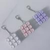 3/9 Keys Keycap Keychain Key Button Clicker Toy New Finger Keyboard  Adult