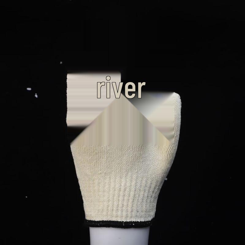 Yellow Cotton Work Gloves One Size