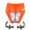 Motorcycle LED Headlight Headlamp Universal Head Light For KTM EXC EXCF SX SXF XC XCF XCW XCFW Dirt Bike Enduro