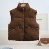 Design sense small floral vest women's short autumn and winter new sleeveless vest women's vest jacket