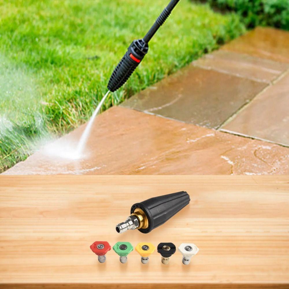 Stainless Steel Turbo Rotary Nozzle Solid Brass Turbo Spray Tips  Car Cleaning