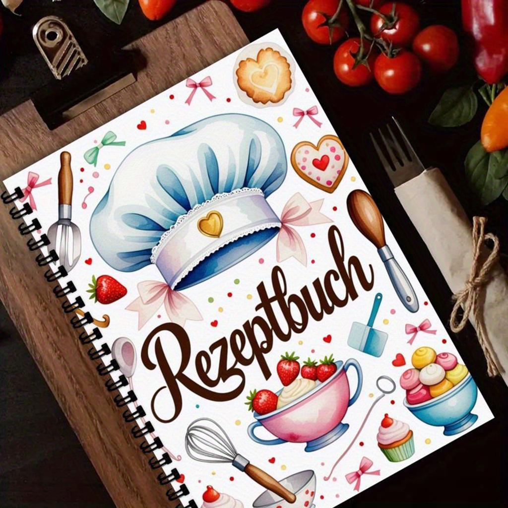 A5 Spiral Recipe Book Dessert Recipe Book Recipe Planner Personalized Recipe Notebook Multifunctional