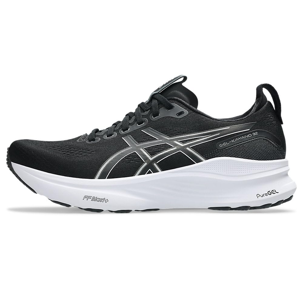 ASICS Official Store Exclusive 32 Running Size GEL-KAYANO Men's Shoes, 26.0 E, Black/White