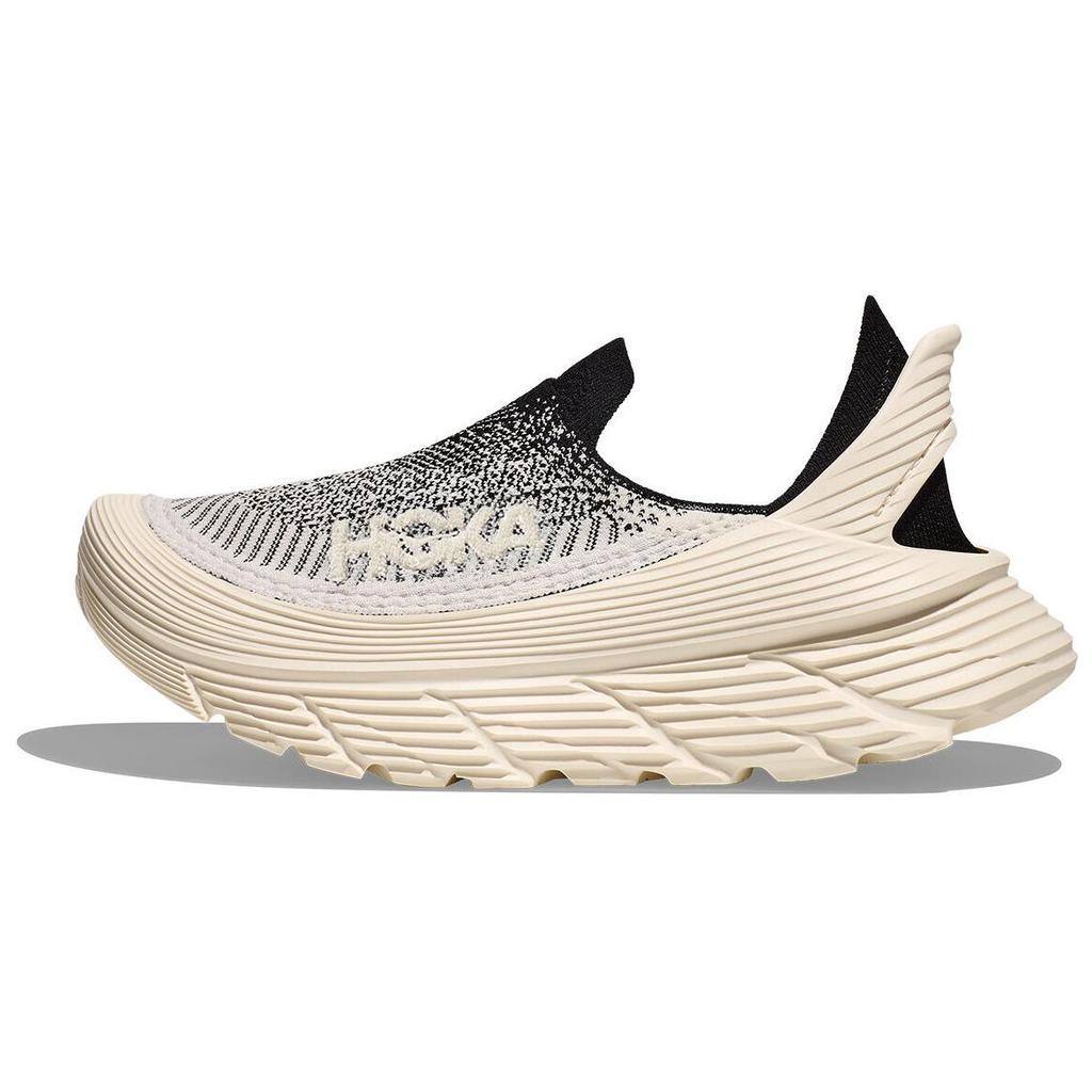 Hoka One One Restore Tc Fabric Comfortable Support Low Top Hiking Shoes Unisex Hiking Shoes Black Brown 1134532-BKLB