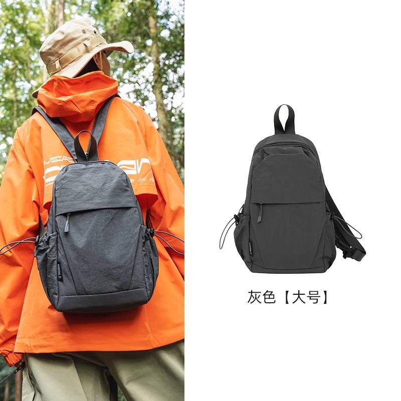Schoolbag Multifunctional dual-purpose breast bag Men's and women's small backpack Outdoor mountaineering small backpack Lightweight waterproof travel