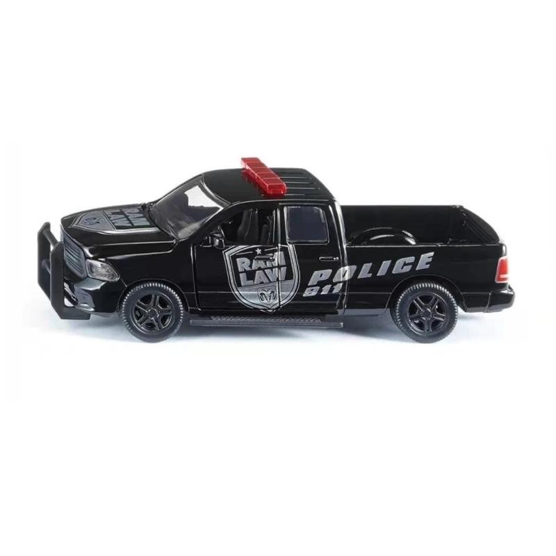 

1/50 2309 Dodge RAM 1500 US Police Toy Pickup Car For Children Diecast Truck Model Collection Doors Openable Gift For Kid чёрный