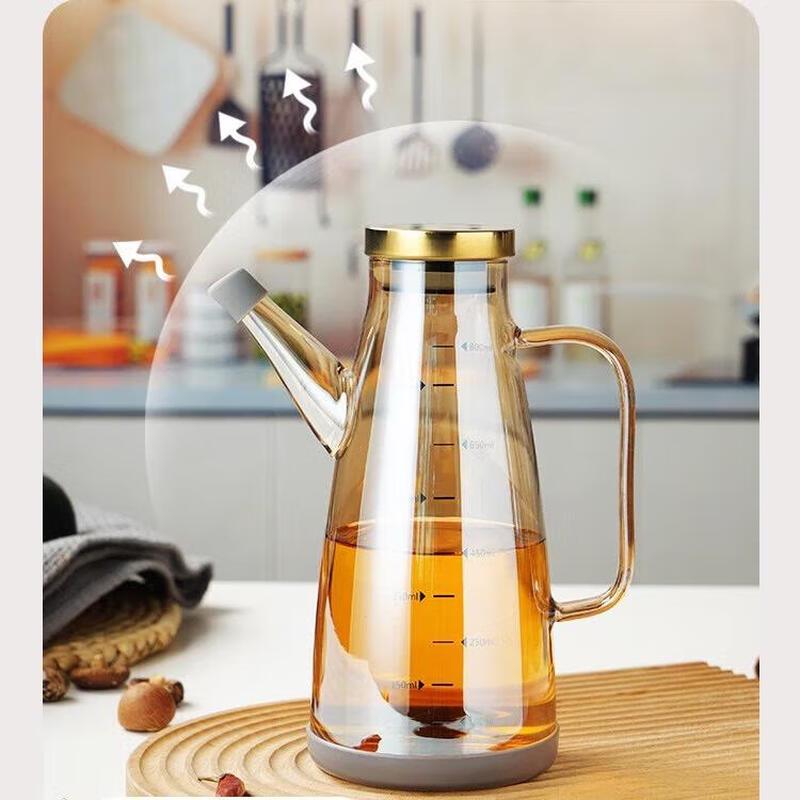 Ruhan Linuo Champagne Glass Oil Dispenser Set, 800ml