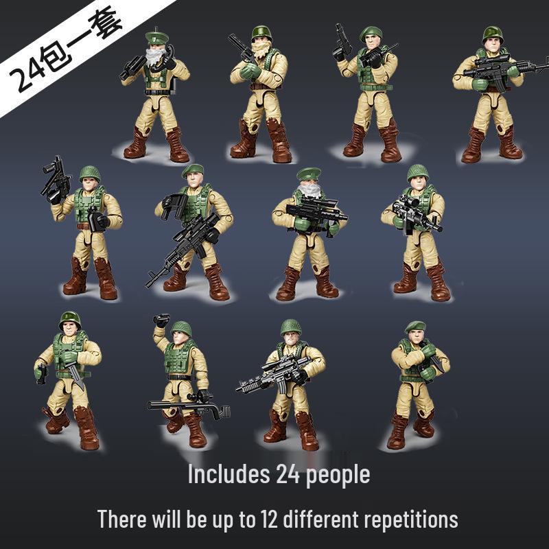 

Военные минифигурки Сянцзюнь в слепом пакете: 1:36 Моделей Пограничных войск и Полиции по борьбе с терроризмом