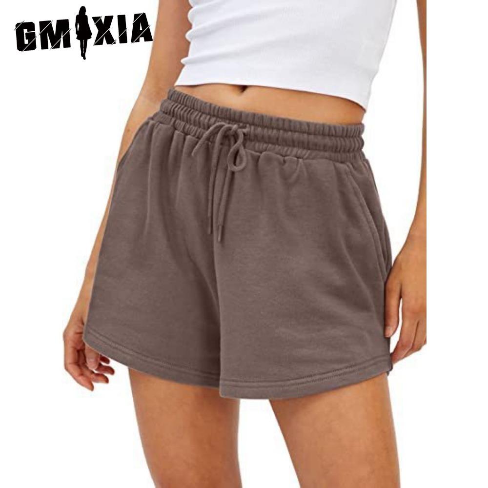 GMXIA Women's Fashion Casual Solid Color Print Pants & Capris