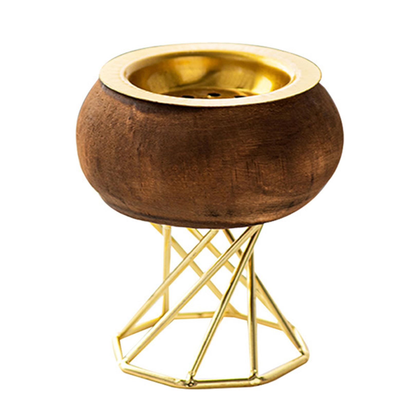 

Стильные деревянные и металлические курильницы для благовоний, подставка для аромата, деревянная ароматерапия, идеально подходит для расслабляющего декора