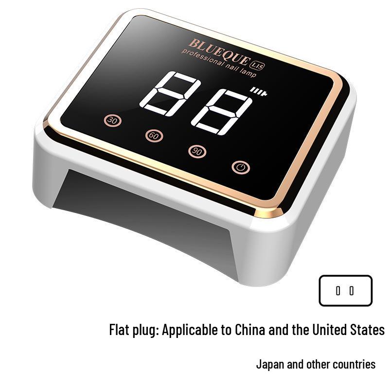 High-Power Rechargeable UV LED Nail Lamp - Professional Blue Light Nail Dryer