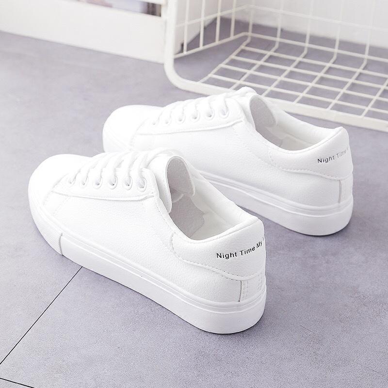 

Summer little white shoes spring and autumn new women s board shoes student flat casual single shoes round head 32 білий