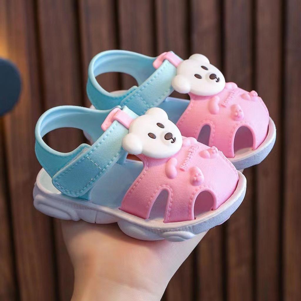 Boys Sandals Children Summer Soft Bottom Non- Slippers