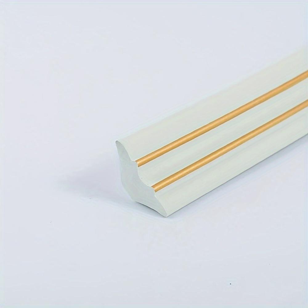 1pc 2mX3.5cm Wall Edge Strip Stickers Self-Adhesive Waterproof Baseboard Corner Waist Line Ceiling Edge Strip Home Decor