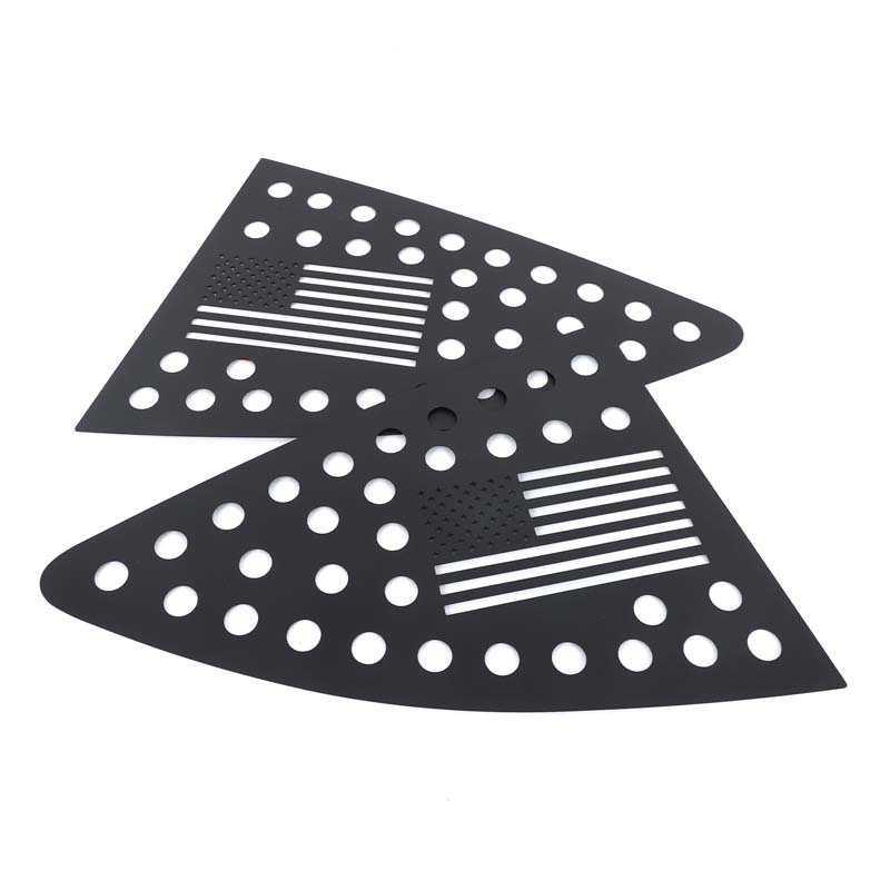 Aluminum Alloy Car Rear Window Triangle Shutter Decoration Sticker For 2012-2020 Subaru BRZ/Toyota 86 Car Accessories