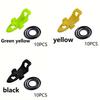 10set/pack Fishing Hook Secure Keeper Holder Lure Accessories Fishing Rod Bait Casting Tool  Jig Hooks Safe Keeping